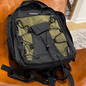 Canon Black and Olive Backpack